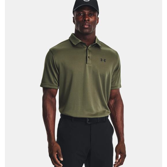 NWT Under Armour Men's UA Tech Polo in Marine OD Green size XL - Picture 1 of 7